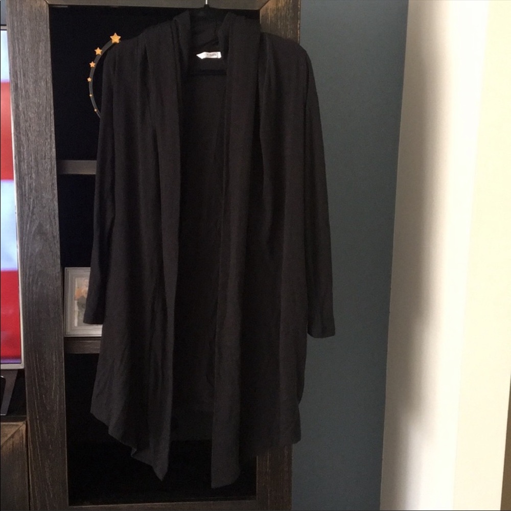 Athleta long cardigan with hood